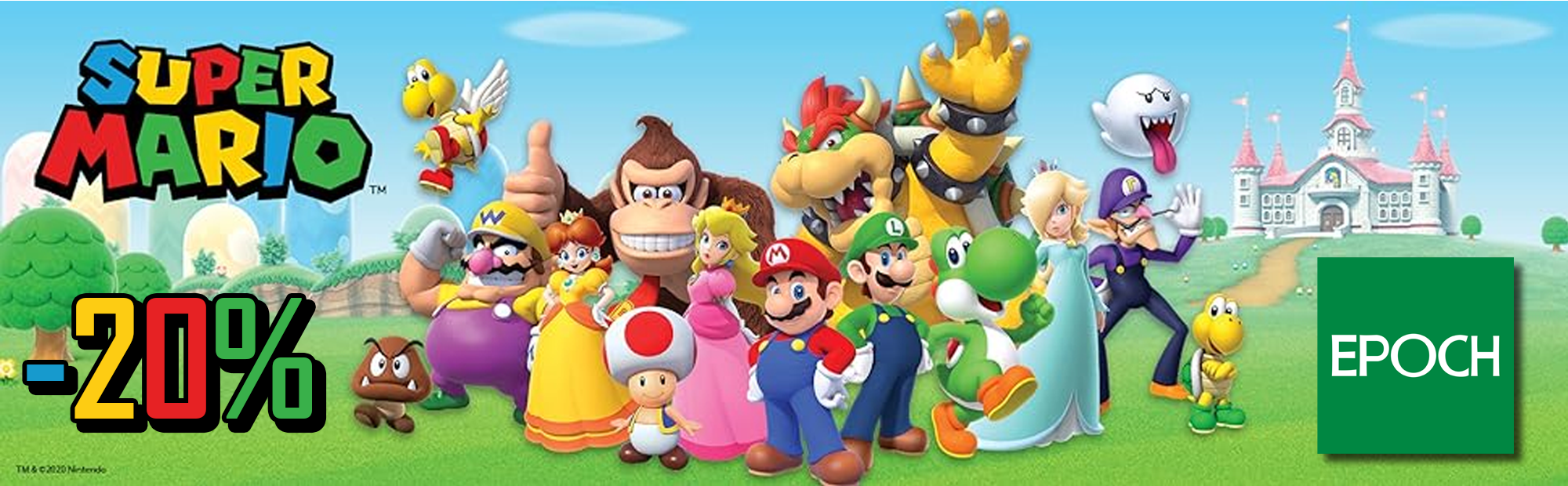 Banner Epoch - Promo Super Mario Games