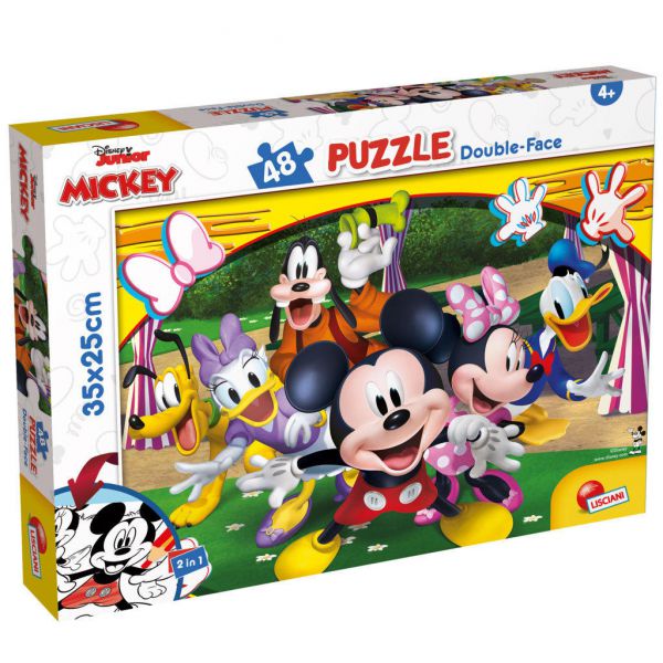Puzzle da 48 Pezzi Double-Face - Mickey