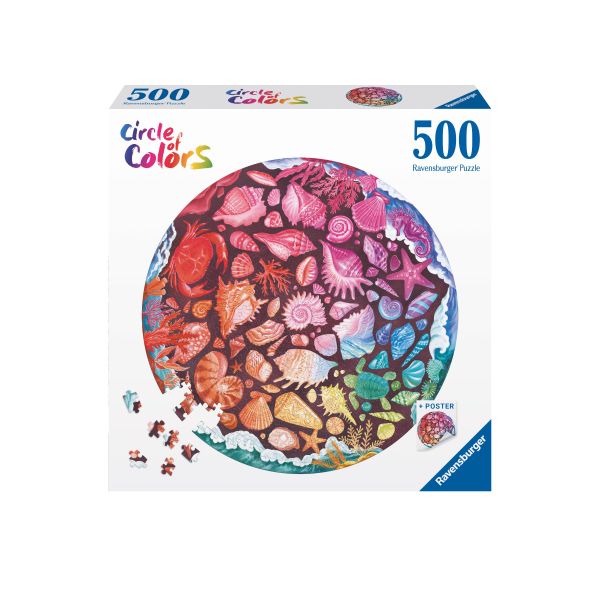 Puzzle da 500 Pezzi - Circle of Colors: Conchiglie