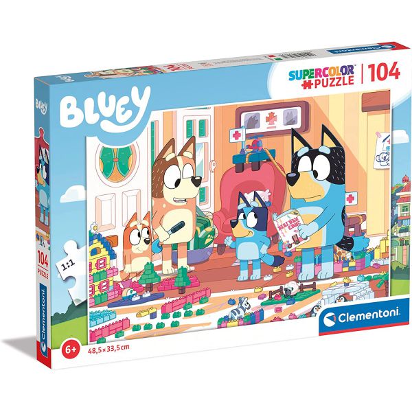 104 Piece Jigsaw Puzzle - BluEy