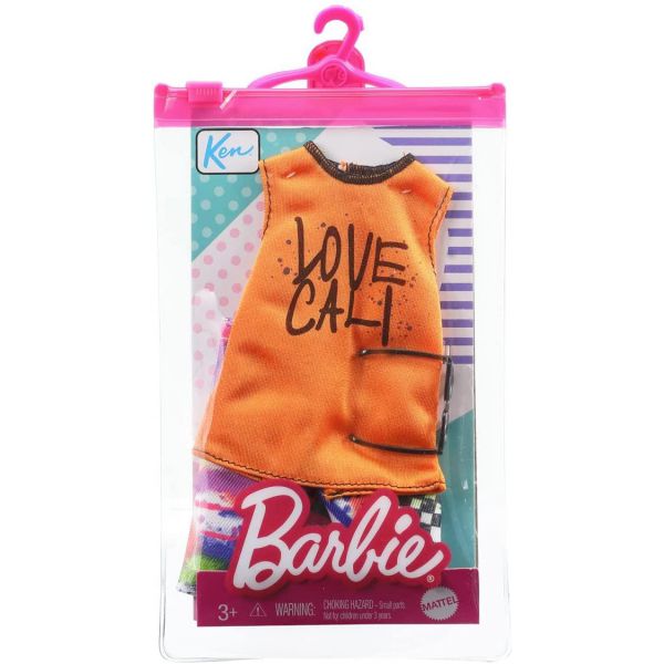 Barbie - Canotta Arancione e Pantaloncini
