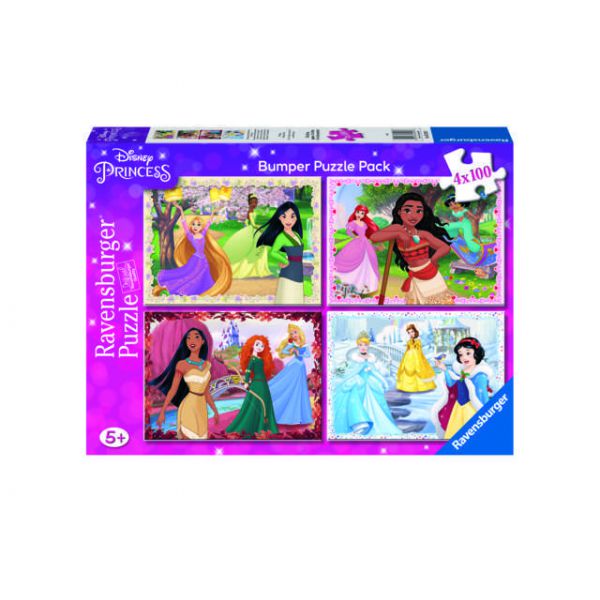 4 100 Piece Puzzle - Disney Princess