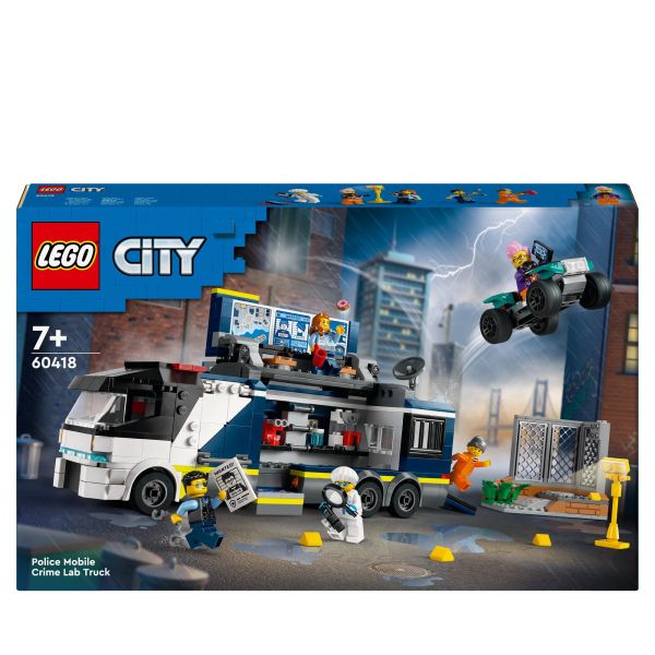City - Mobile police laboratory truck
