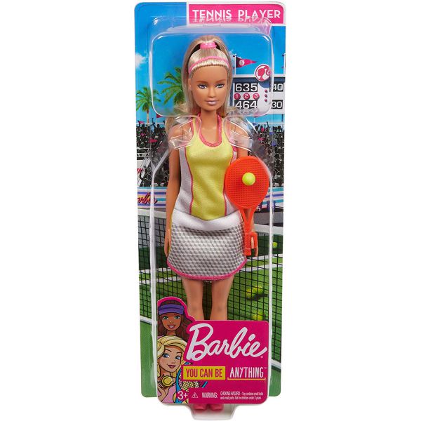 Barbie - You Can Be: Blonde Tennis Player