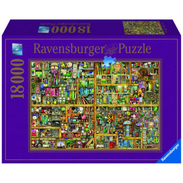 18000 Piece Puzzle - The Magic Bookcase