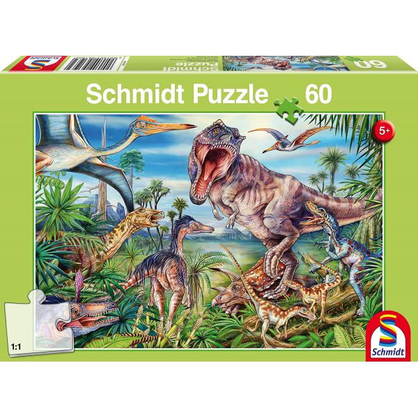 Puzzle da 60 Pezzi - Dinosauri
