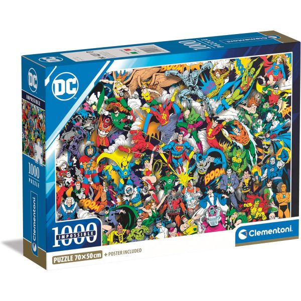 Puzzle da 1000 Pezzi Impossible - DC Comics