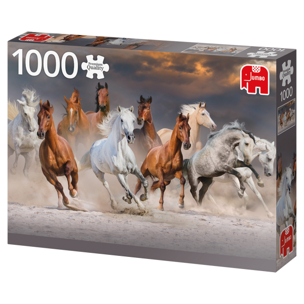 Puzzle da 1000 Pezzi - Premium Quality: Cavalli del deserto