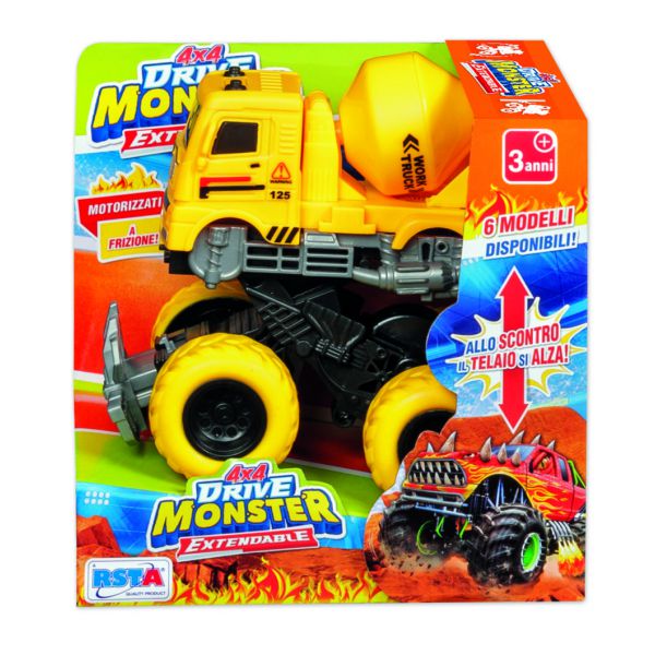 Camioncino 4x4 drive monster frizione 6 ass.ti