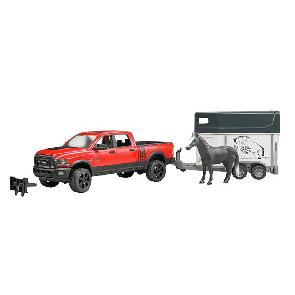 Power Wagon Pick Up RAM 2500 with Trailer and Horse