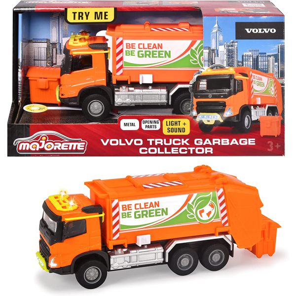 Majorette Grand Series Volvo FMX Ecology truck, lights and sounds, 19 cm