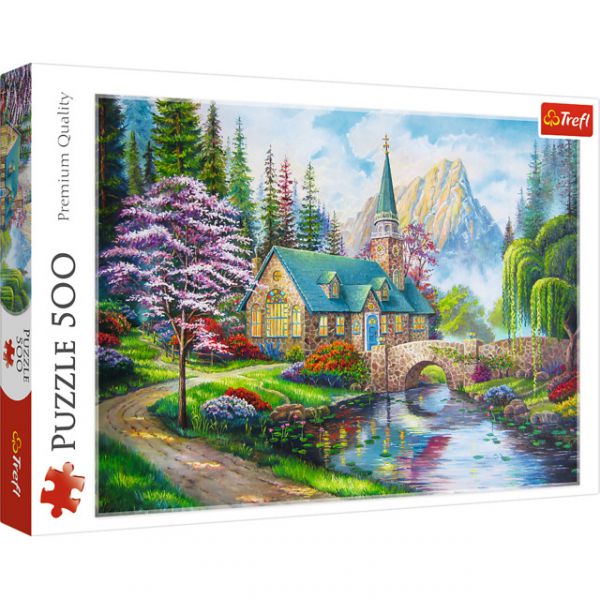 500 Piece Puzzle - Isolated in the Woods