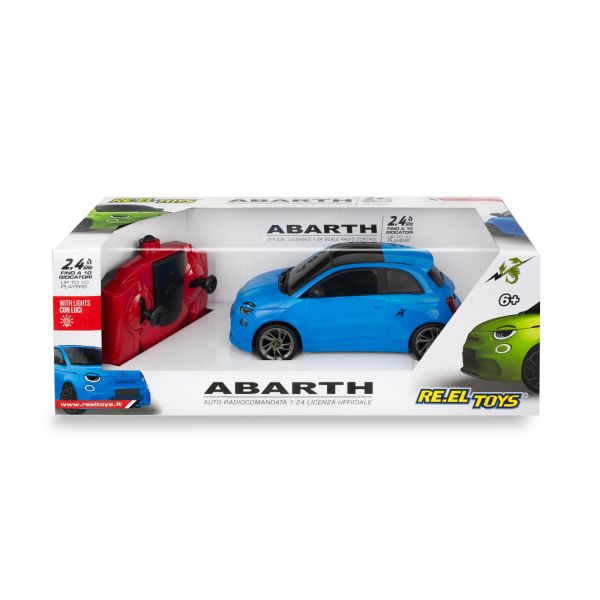 FIAT ABARTH 500e: 1:24 Scale - Rc 2.4GHz - with front lights - 2 assorted colors