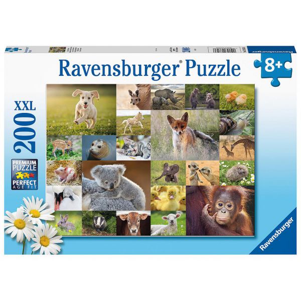 Puzzle 200 pcs. XXL - The puppies of the world
