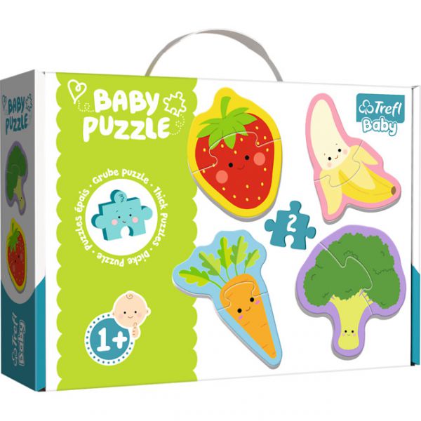 4 Puzzle in 1 - Baby Classic: Fruits and Vegetables