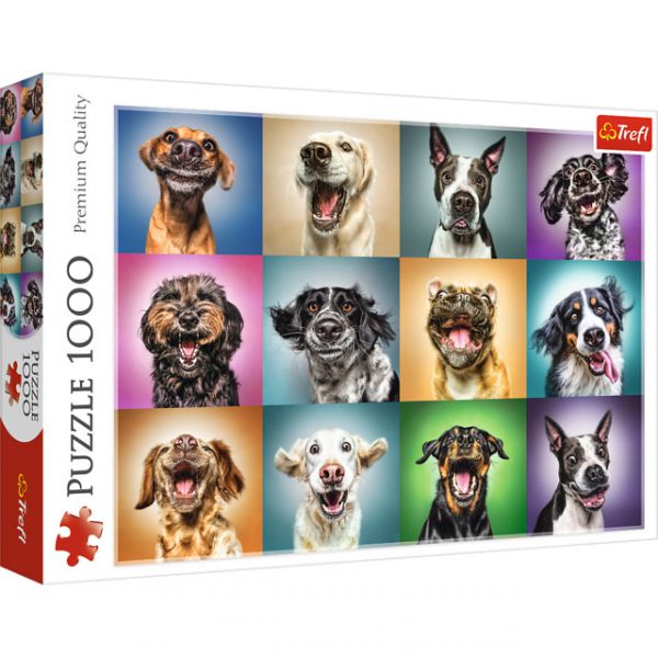 Puzzle da 1000 Pezzi - Funny Dog Portraits