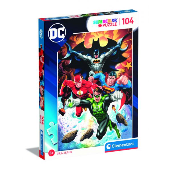 104 Piece Jigsaw Puzzle - DC Comics: Heroes