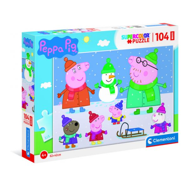 Puzzle da 104 Pezzi Maxi - Peppa Pig