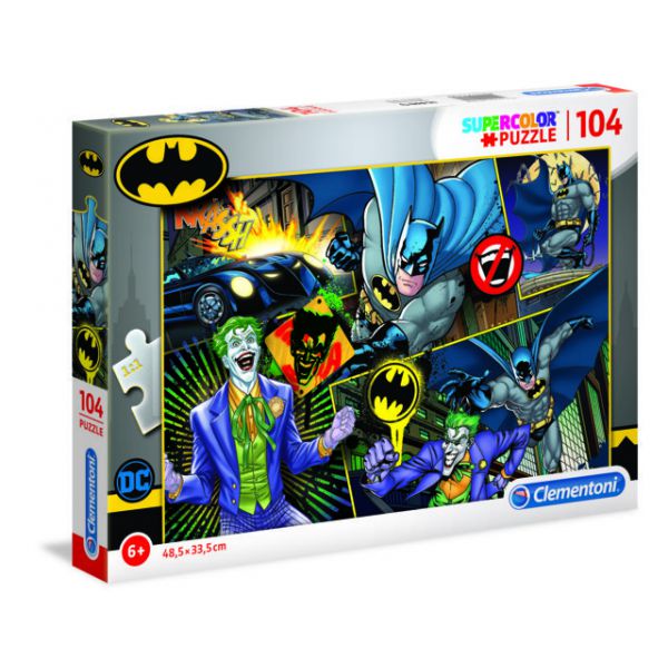 104 Piece Puzzle - Supercolor: Batman