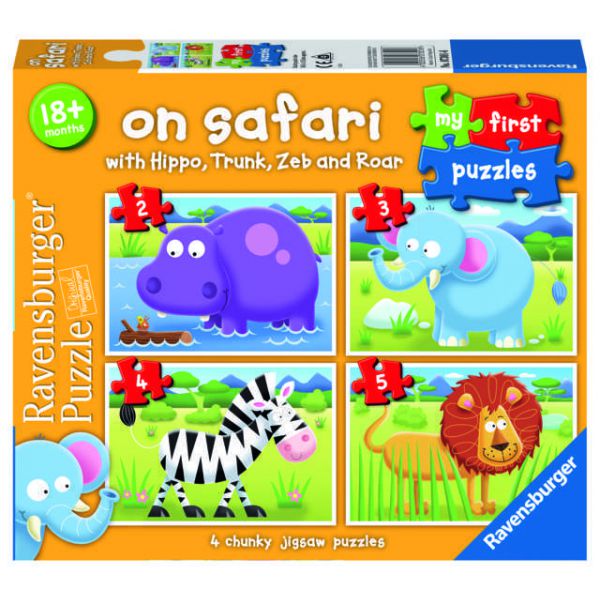 My First Puzzles: Puzzle 4 in 1 - Safari
