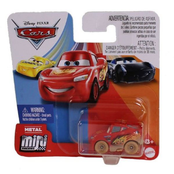 Cars - Mini Racers: Lightning McQueen with Mud