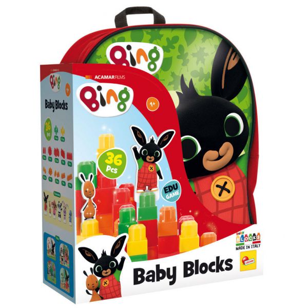 Bing - Zainetto Baby Bloks Rosso