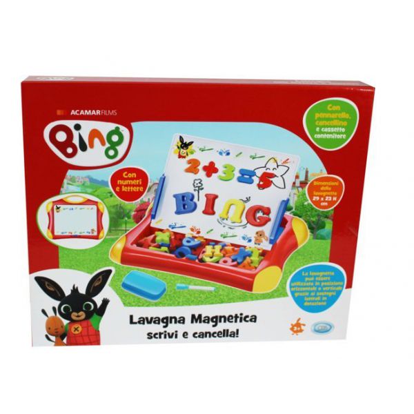 Bing - Lavagna Magnetica a cassetto c/accessori