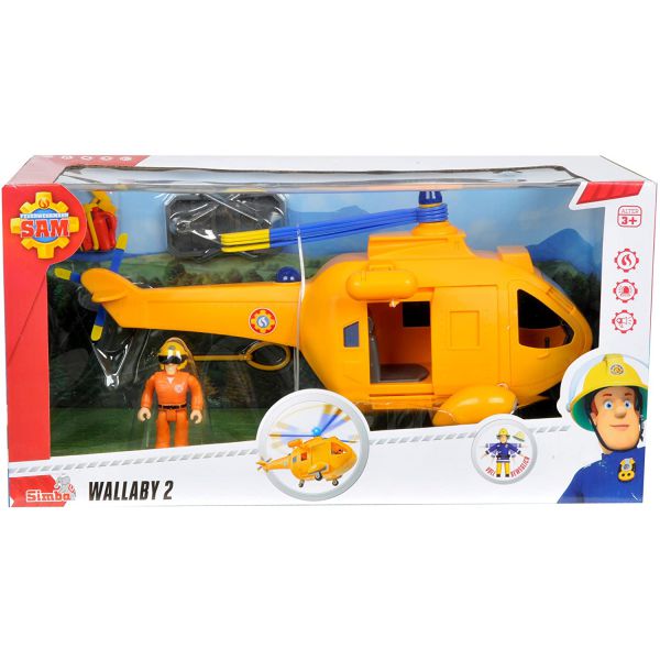 Sam il Pompiere - Elicottero Wallaby II cm 34