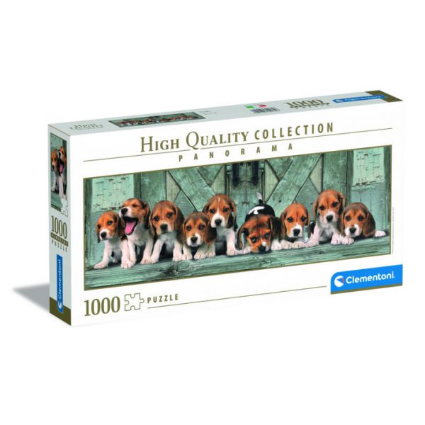 1000 Piece Puzzle - Panorama - Beagles