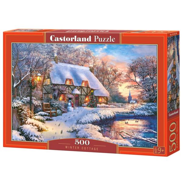 Puzzle da 500 Pezzi - Cottage Invernale