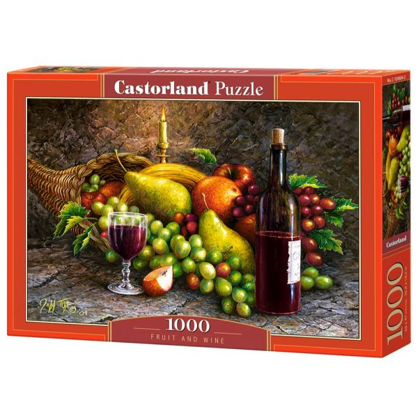 Puzzle da 1000 Pezzi - Frutta e Vino