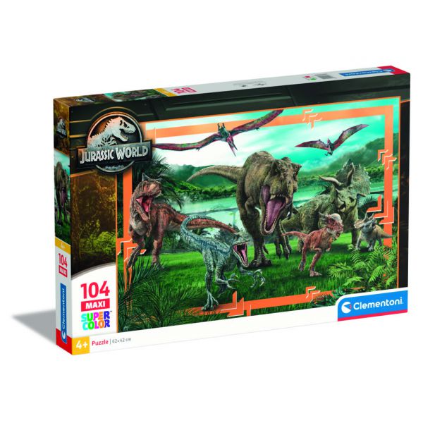 Puzzle da 104 Pezzi Maxi - Jurassic World
