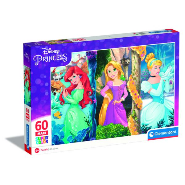 Principesse Disney - Puzzle 60 Pezzi Maxi