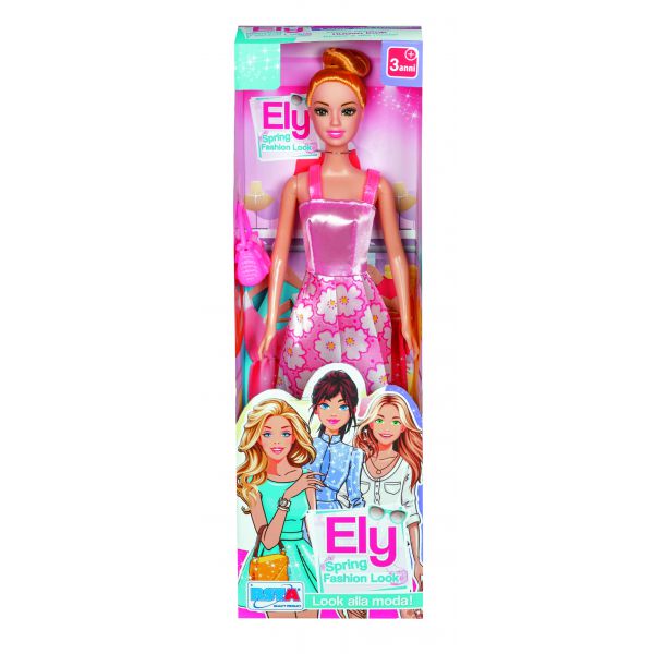 Ely fashion doll con accessori borsetta h. 29 cm