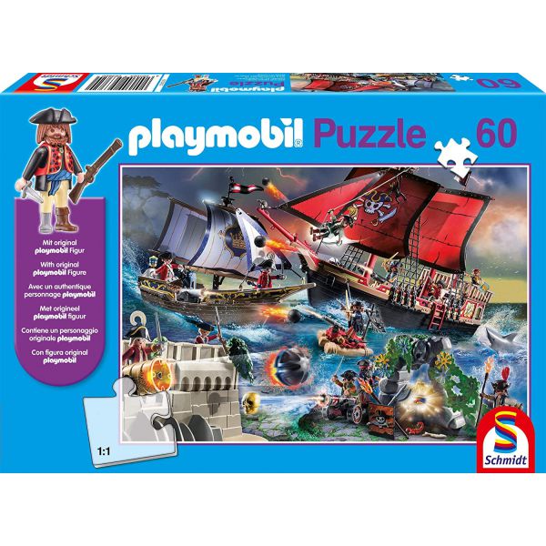 Puzzle da 60 Pezzi - Playmobil: Pirati