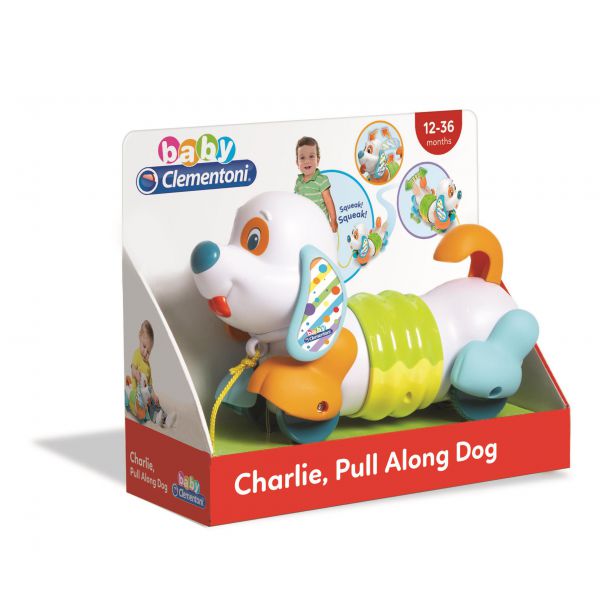Baby Clementoni - Charlie Little Dog Towable