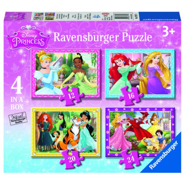 4 in 1 Puzzle - Disney Princesses