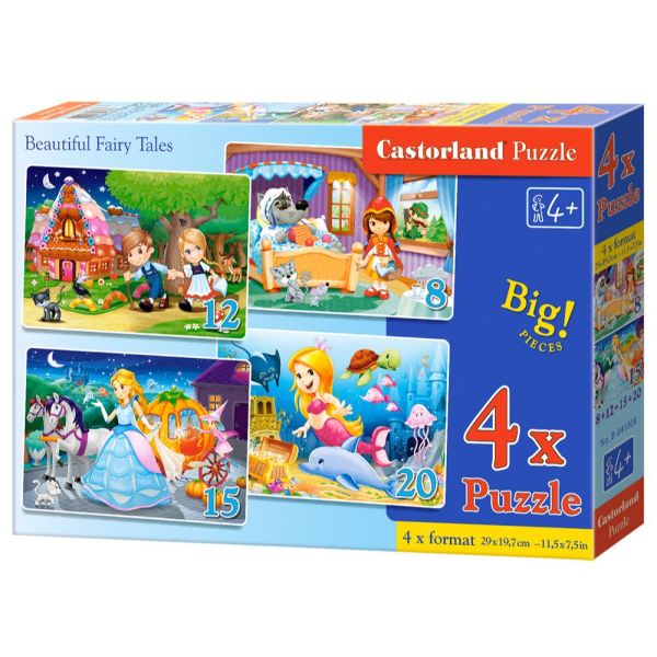 4 Puzzle in 1 B-Bellissime Fiabe