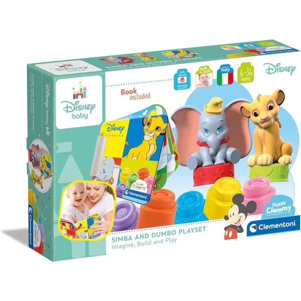 Disney Baby - Simba e Dumbo Book Playset