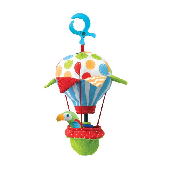 Balloon & Parrot Rattle