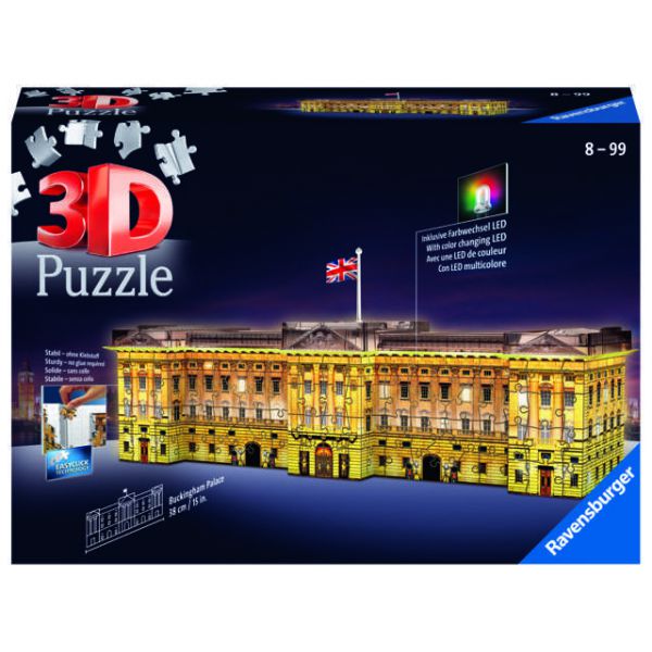 Puzzle da 216 Pezzi 3D Serie Speciali - Buckingham Palace Night Edition