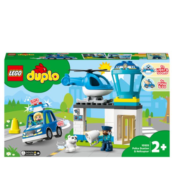 Duplo - Police station and helicopter