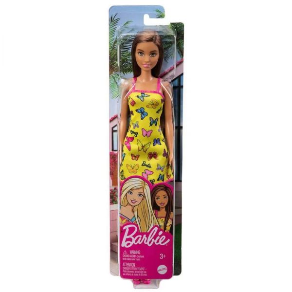 Barbie - Abito Giallo Fantasia Farfalle