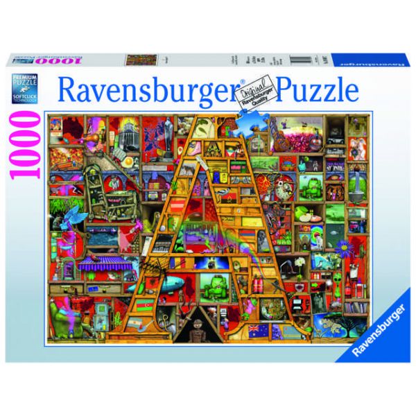 1000 Piece Puzzle - Awesome Alphabet: A