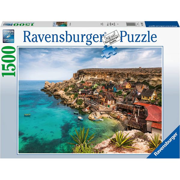 1500 Piece Jigsaw Puzzle - Popeye Village, Malta