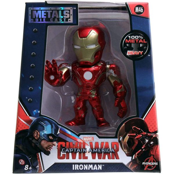 Marvel - Personaggio in die-cast 10 cm:  Iron Man