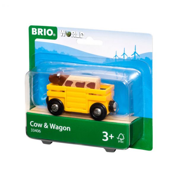 BRIO - Cow and Wagon