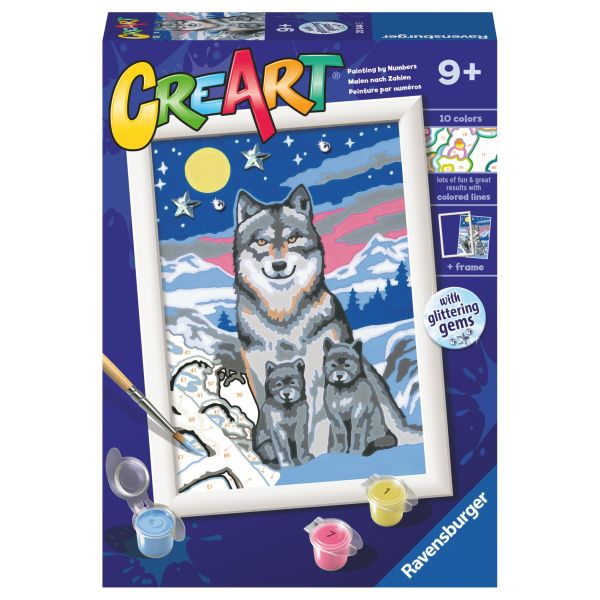 CreArt - E Series: Wolves in the Moonlight