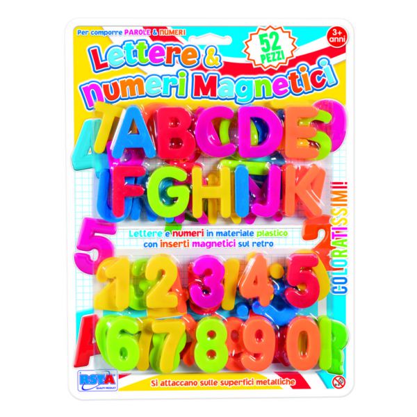 MAGNETIC LETTERS AND NUMBERS BLISTER