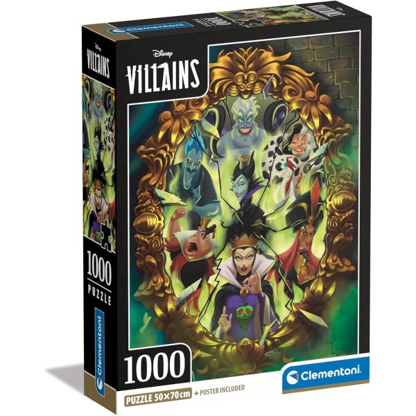 Puzzle da 1000 Pezzi - Disney Villains